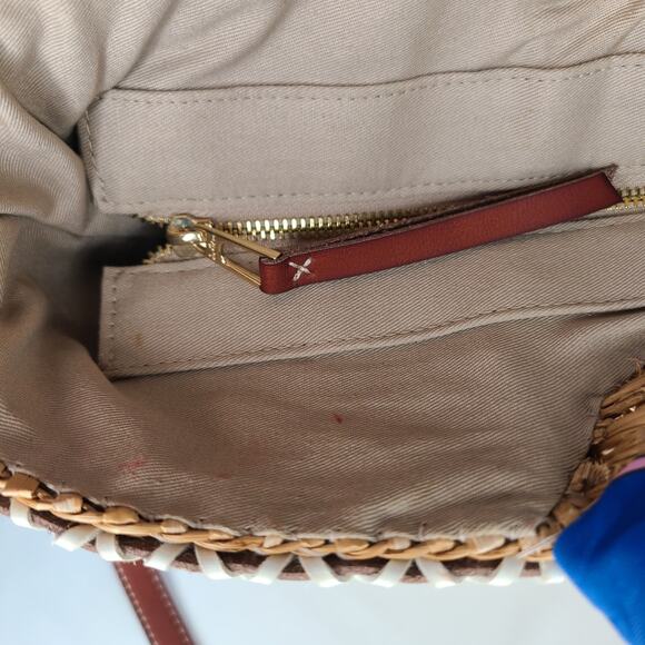 Sam Edelman Straw Tote Handbag - Picture 9 of 13